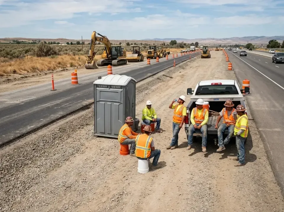 highway-road-construction-crew-007 — frequently asked questions, Porta Potty and Restroom Rentals in Old Stine, CA